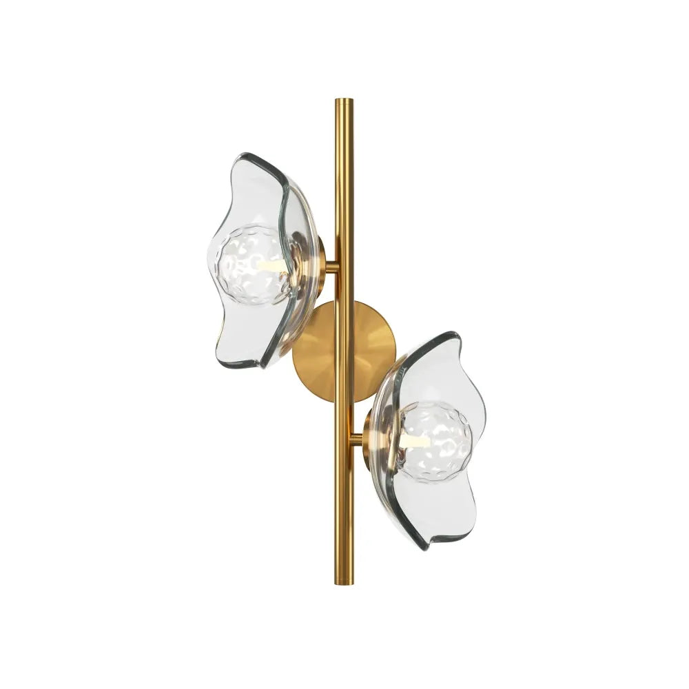 Aplica perete din Metal Alama H45xL19.5cm Miracle