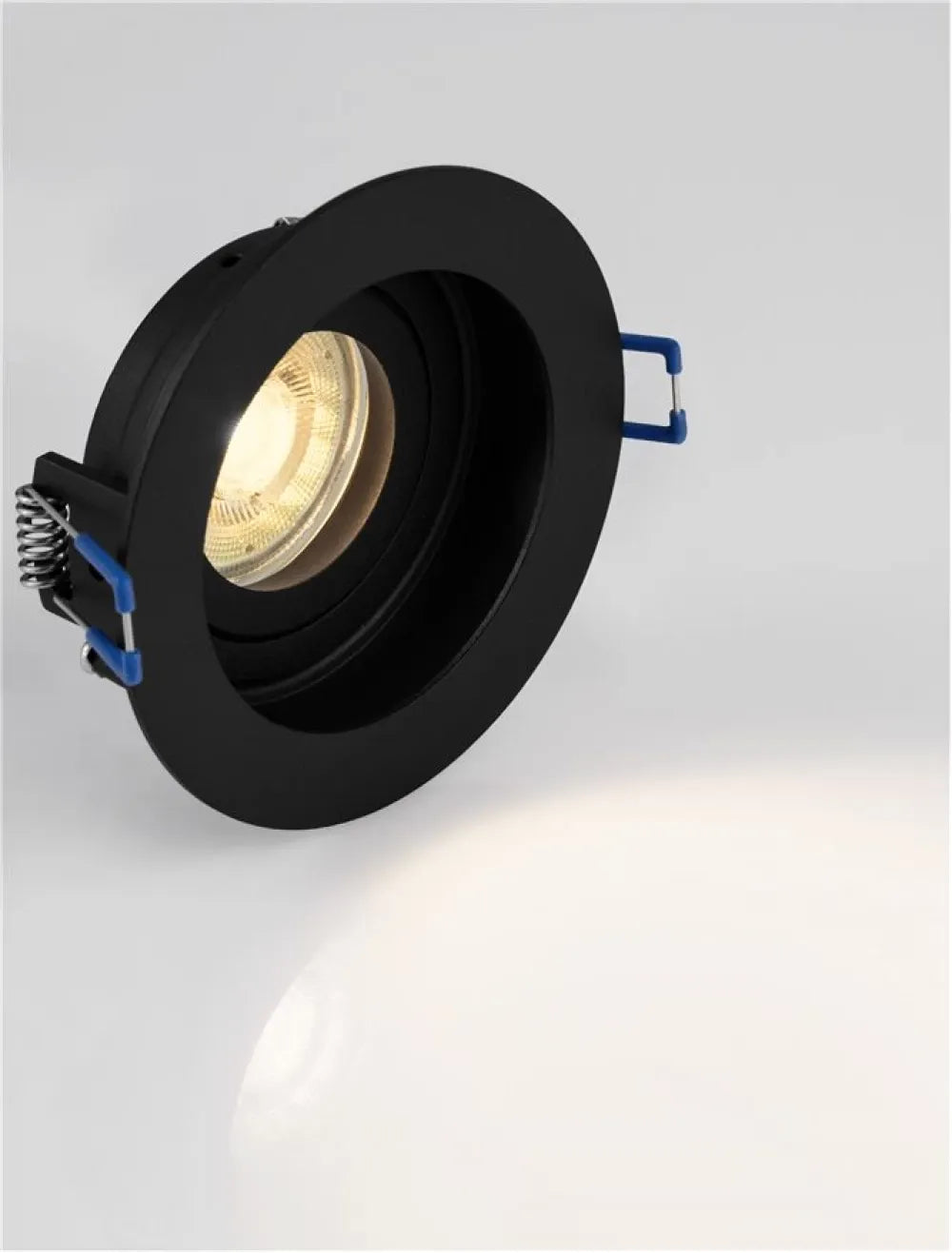 Spot incastrat din Aluminiu Negru H4xD10cm IP20 10W GU10 Selenite