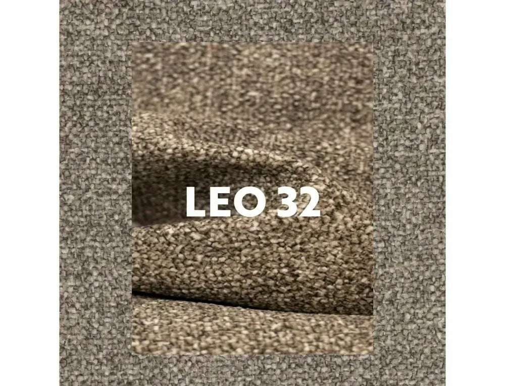 Scaun rotativ din Stofa Leo Maro si Metal Bej H86xL61xA58cm Azalia