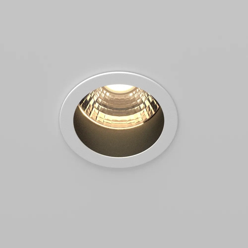 Spot incastrat din Aluminiu Negru/Alb H5.5xD4cm 5W 230lm 3000k Minor