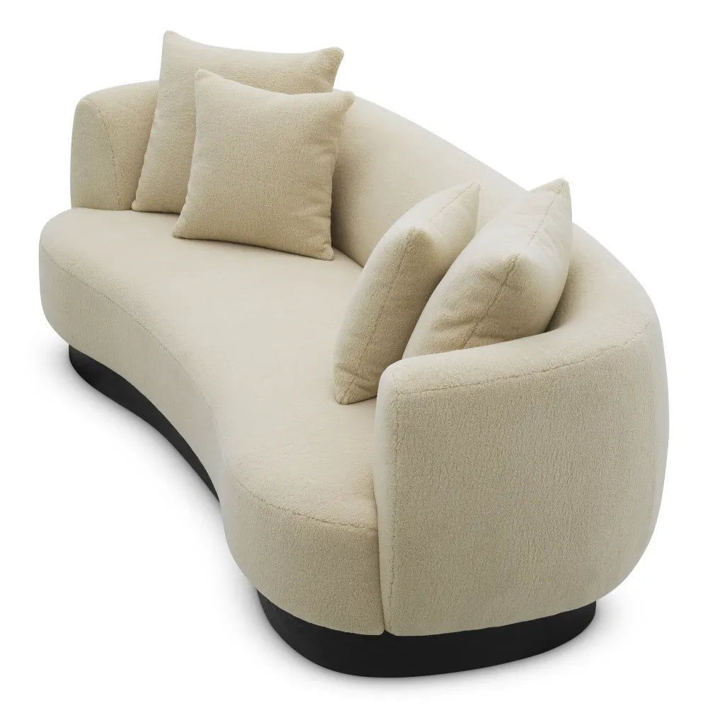 Canapea tapitat cu Stofa Crem L250xA104xH74cm Elliston Eichholtz