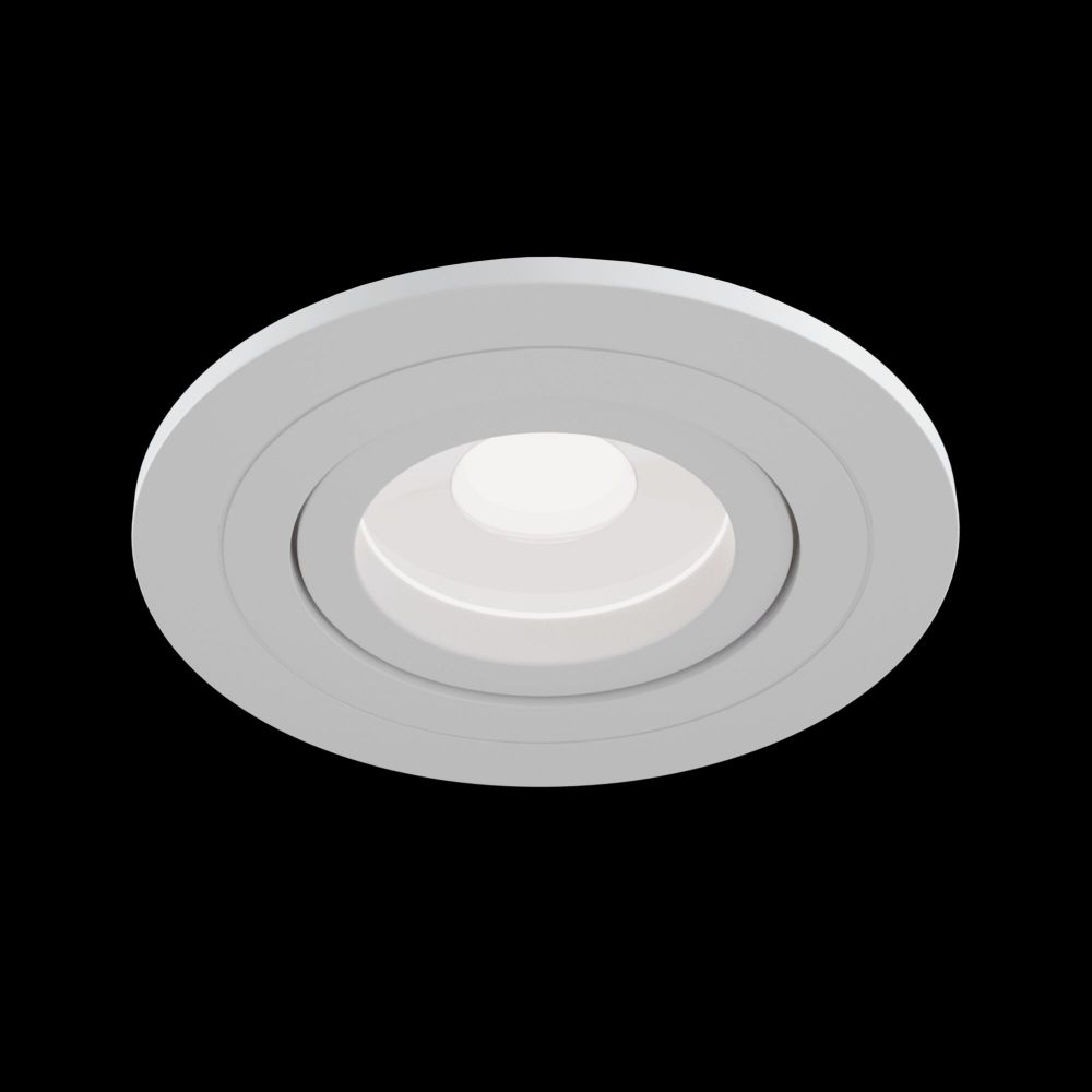 Spot incastra din Aluminiu Alb D10xH9cm Atom