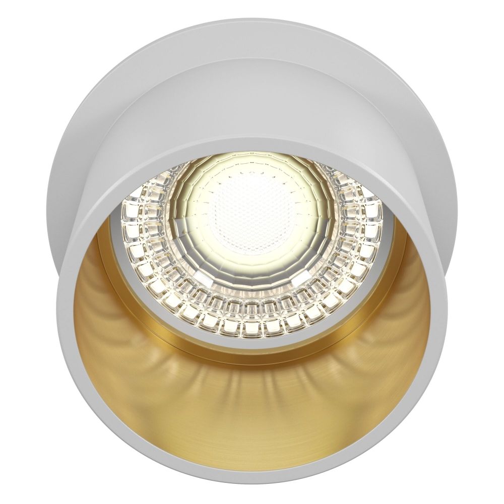 Spot incastra din Aluminiu Auriu D7xH6cm Reif