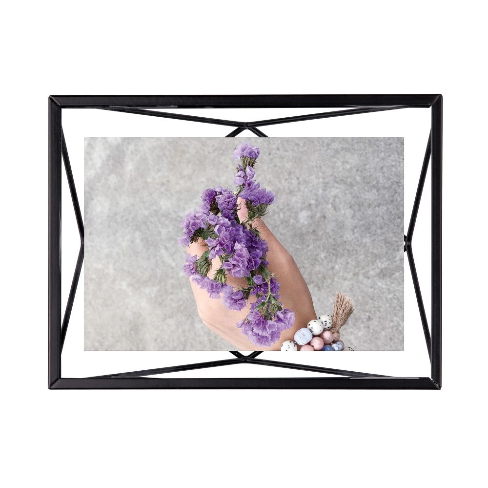 Rama foto din Metal Negru Prisma H15xL20cm