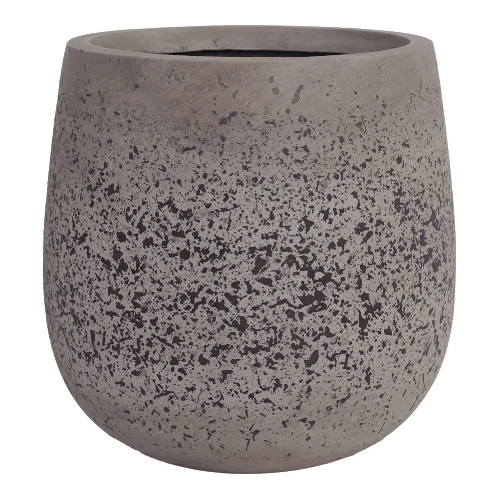 Set 2 ghivece din Ceramica Gri H30/50xD30/50cm Sutton