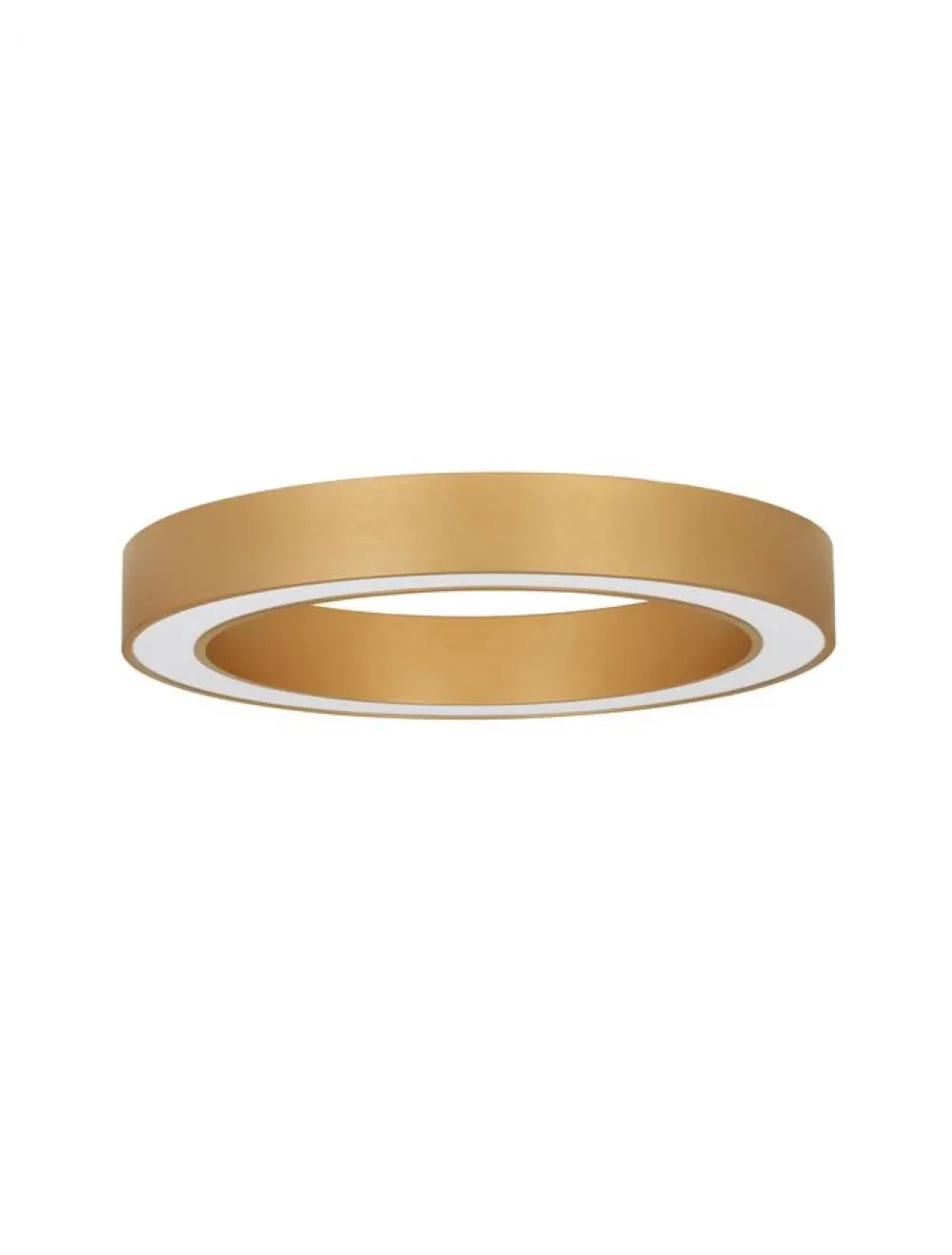 Plafoniera structura din Aluminiu Auriu si abajur din Acrilic Alb H7xL60cm IP20 48W 3730lm 2700-4000k MORBIDO