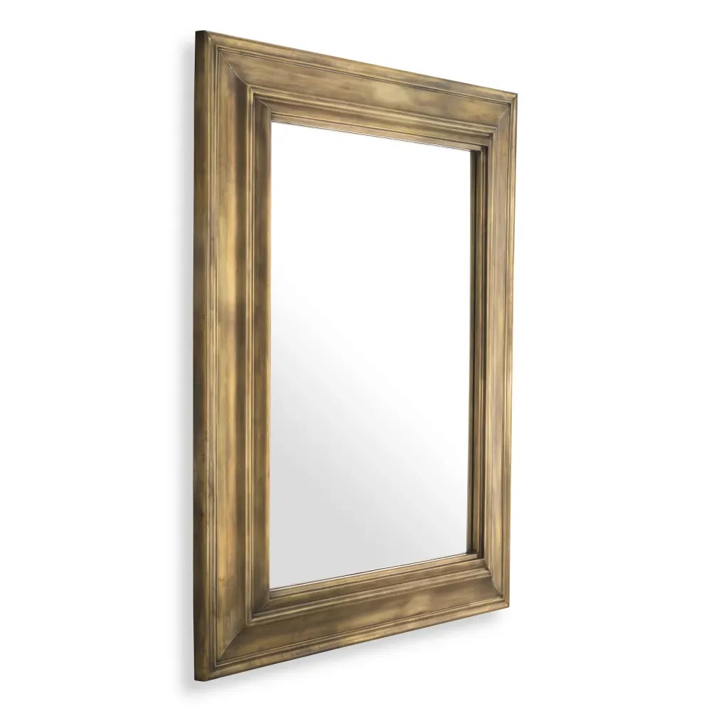 Oglinda cu rama din Metal/MDF Alama L140xH180cm Sanoma XL Eichholtz