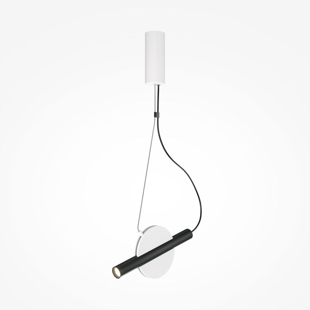 Pendul din Metal Alb D30xH220cm Enigma