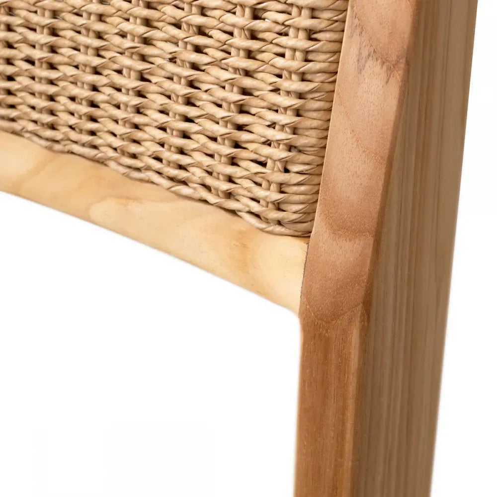 Scaun de exterior din Lemn de tec Maro si Polietilena Maro H85xL46.5xA52cm Niclas Eichholtz
