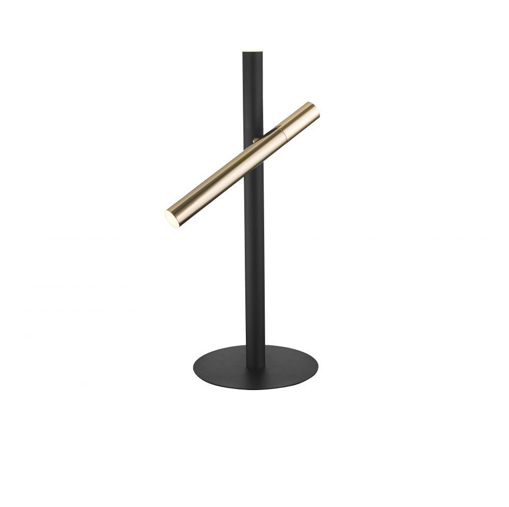 Veioza din Metal Auriu/Negru L31xH53cm Varas