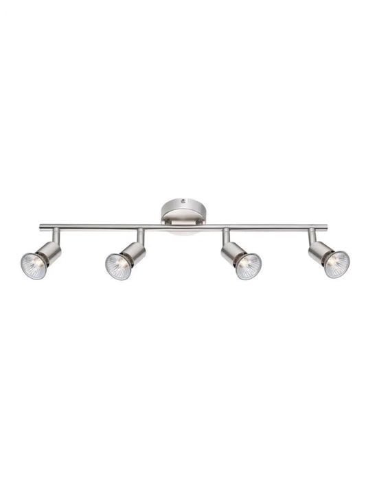 Plafoniera din Metal Argintiu H10.9xL51cm IP20 BASE
