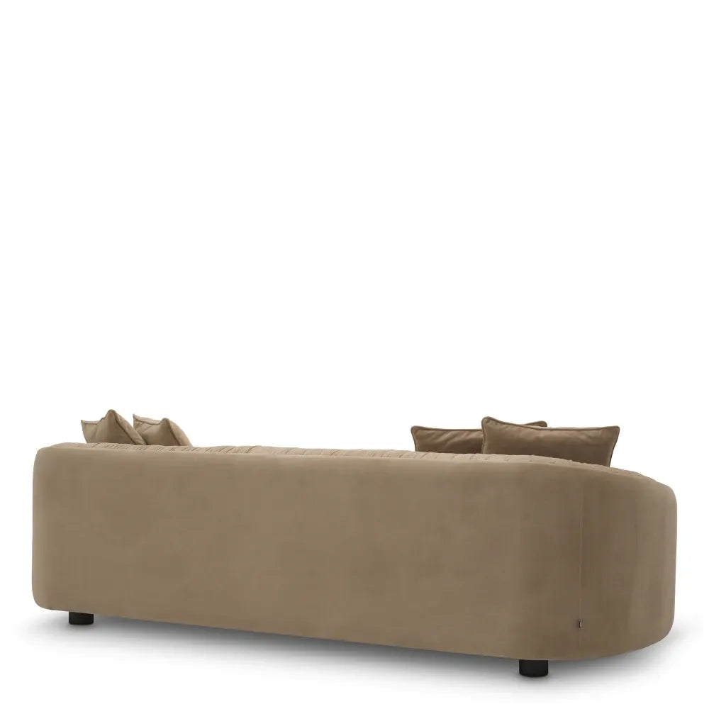 Canapea tapitat cu Catifea Maro L241xA100xH64cm Jameson Eichholtz