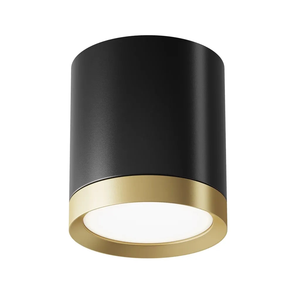 Spot aplicabil din Aluminiu Negru/Auriu H10xD8.5cm IP 20 GX53 15W Hoop