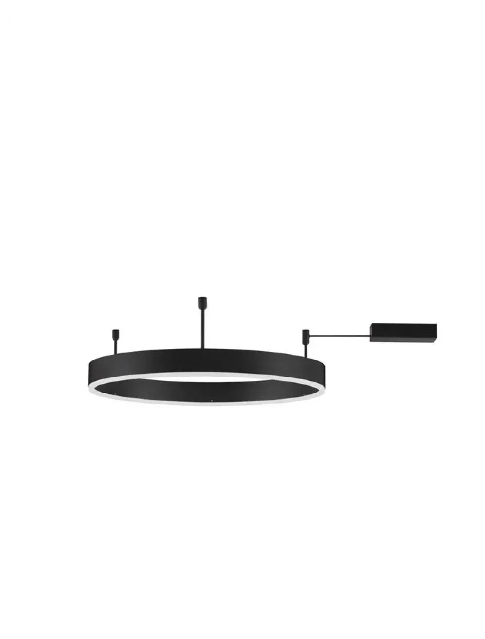 Plafoniera din Aluminiu Negru H18xL60cm IP20 46W 3700lm 3000k MOTIF