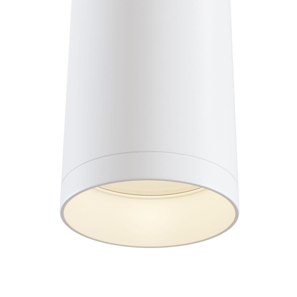 Pendul pentru sina cu inaltime reglabila din Aluminiu Alb D6xH180cm Track lamps
