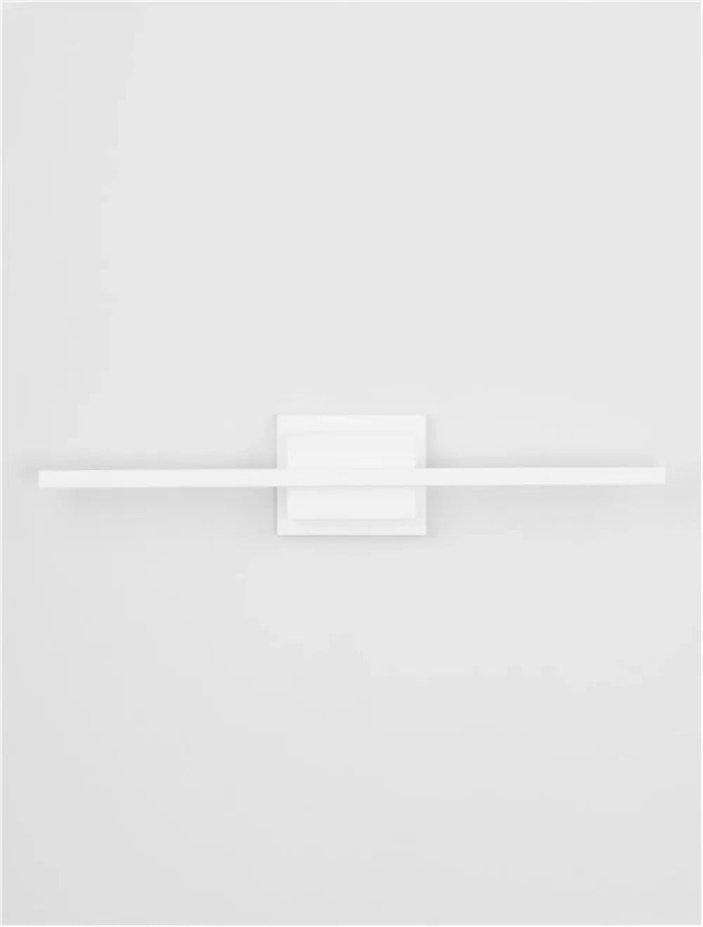 Aplica de perete structura din Aluminiu Alb si abajur din Acrilic  H11.8xL60.5cm IP20 12.5W 750lm 3000k AZURE