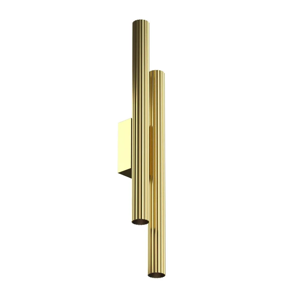 Aplica perete din Aluminiu Alama H49xD3.2cm Calipso
