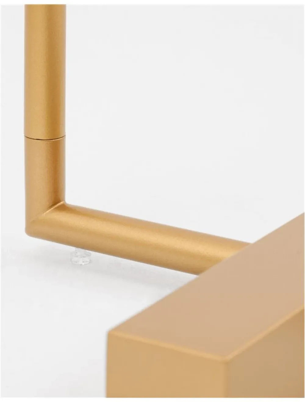 Lampa de podea structura din Metal Auriu si abajur din Acrilic Alb H140xL18cm IP20 21W 1557lm 3000k RACCIO