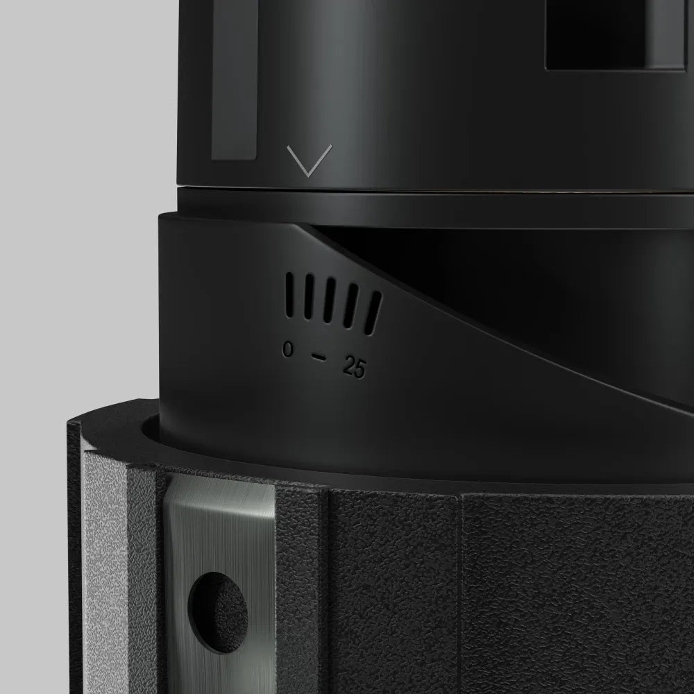 Spot incastrat din Aluminiu/plastic Negru H7xD6.2cm 7W 390lm 3000k Wise