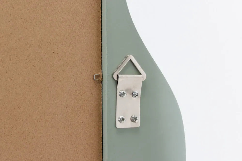 Oglinda cu rama din Poliuretan/MDF Verde H160xL70cm Curvy