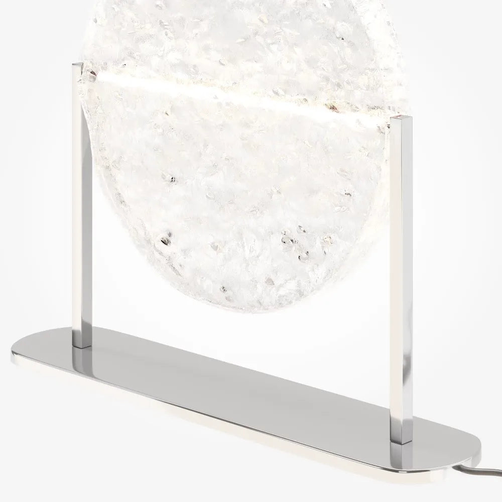 Veioza din Metal Argintiu Chrome H31xL8cm Mangata