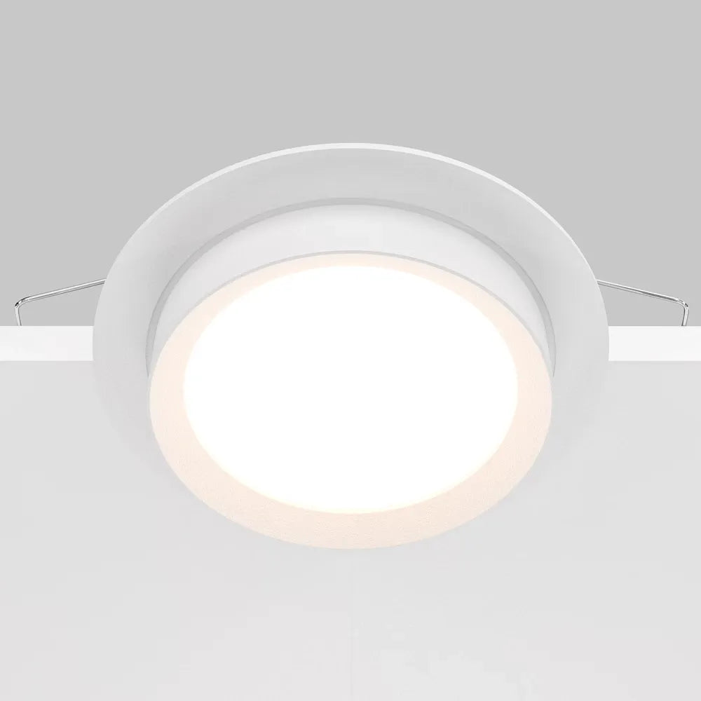Spot incastrat din Aluminiu Alb H5xD11cm IP 20 GX53 15W Hoop