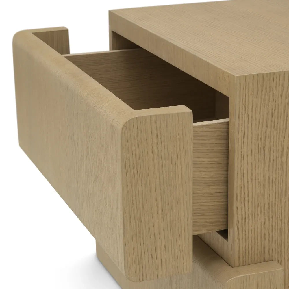 Noptiera din Furnir de stejar Maro L66xH60.5cm Colston Eichholtz