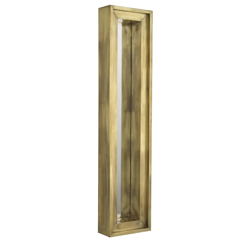 Oglinda cu rama din Metal/MDF Alama L45xH200cm Magenta rectangular S Eichholtz