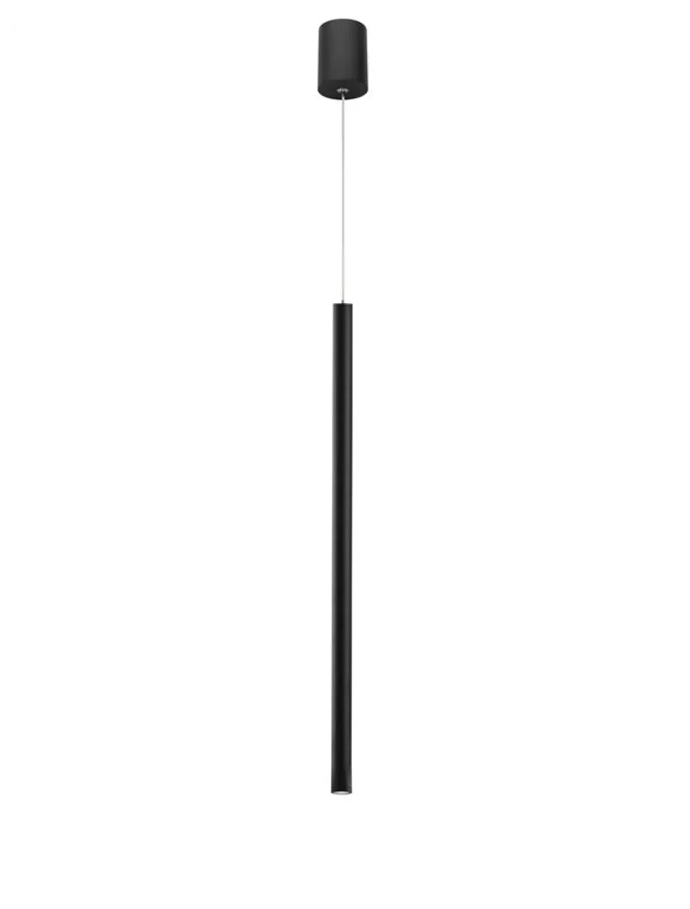 Pendul din Aluminiu Negru H150xL2.5cm IP20 3W 180lm 3000k ULTRATHIN