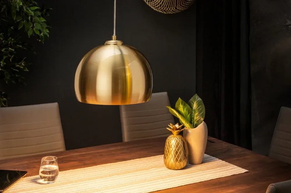 Pendul din Metal Auriu D30xH22cm GOLDEN BALL
