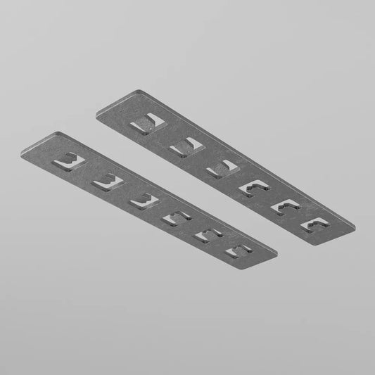 Set 2 conectori liniari pentru sina Exility din Metal Gri