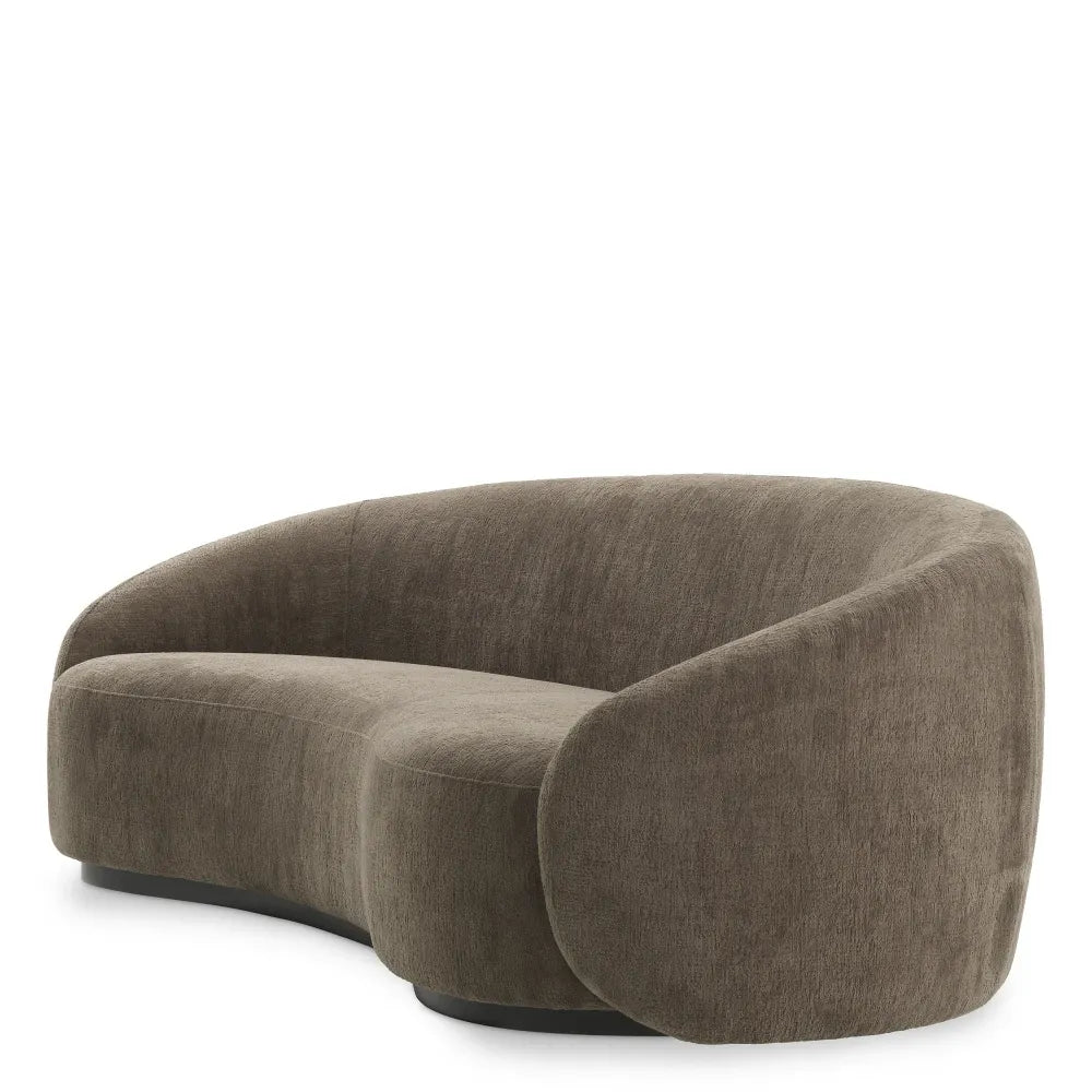 Canapea tapitat cu Stofa Maro L235xA105xH74cm Amore Eichholtz