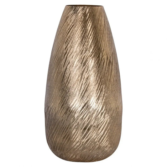 Vaza decorativa din Aluminiu Auriu D21xH40cm Riza Richmond Interiors