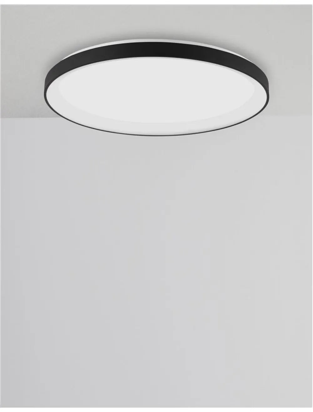 Plafoniera din Aluminiu Negru H6xL48cm IP20 40W 2554lm 3000k PERTINO