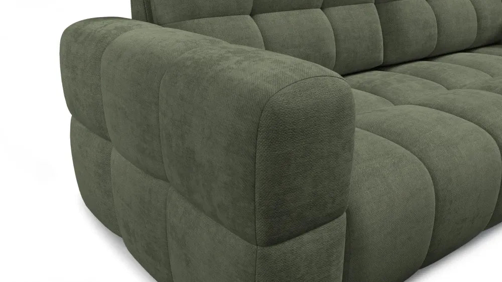 Canapea tapitata cu material pet friendly Alias verde L241x104cm