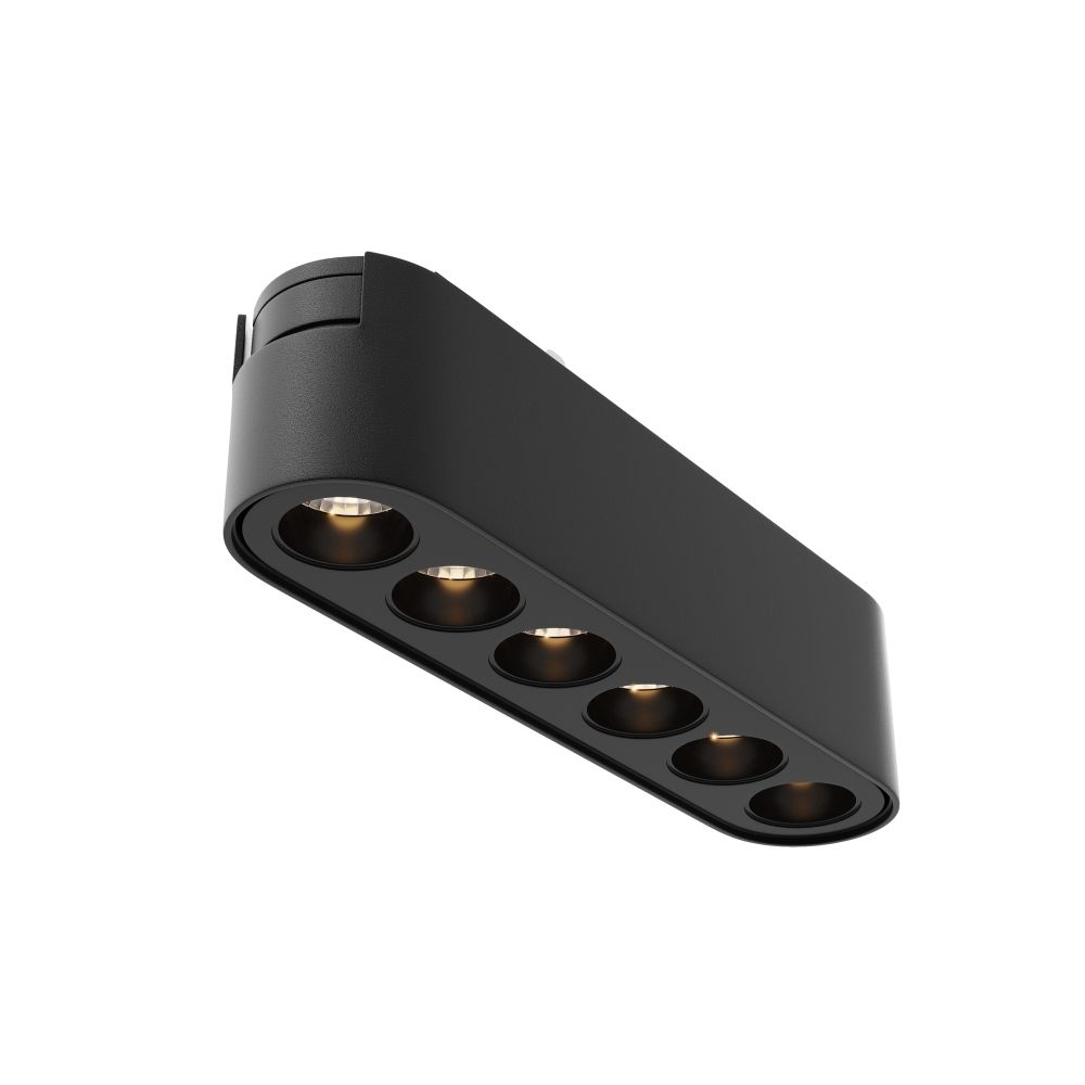 Spot pentru sina magnetica Radity din Aluminiu Negru 6W 600lm 3000k L12xH3cm Points