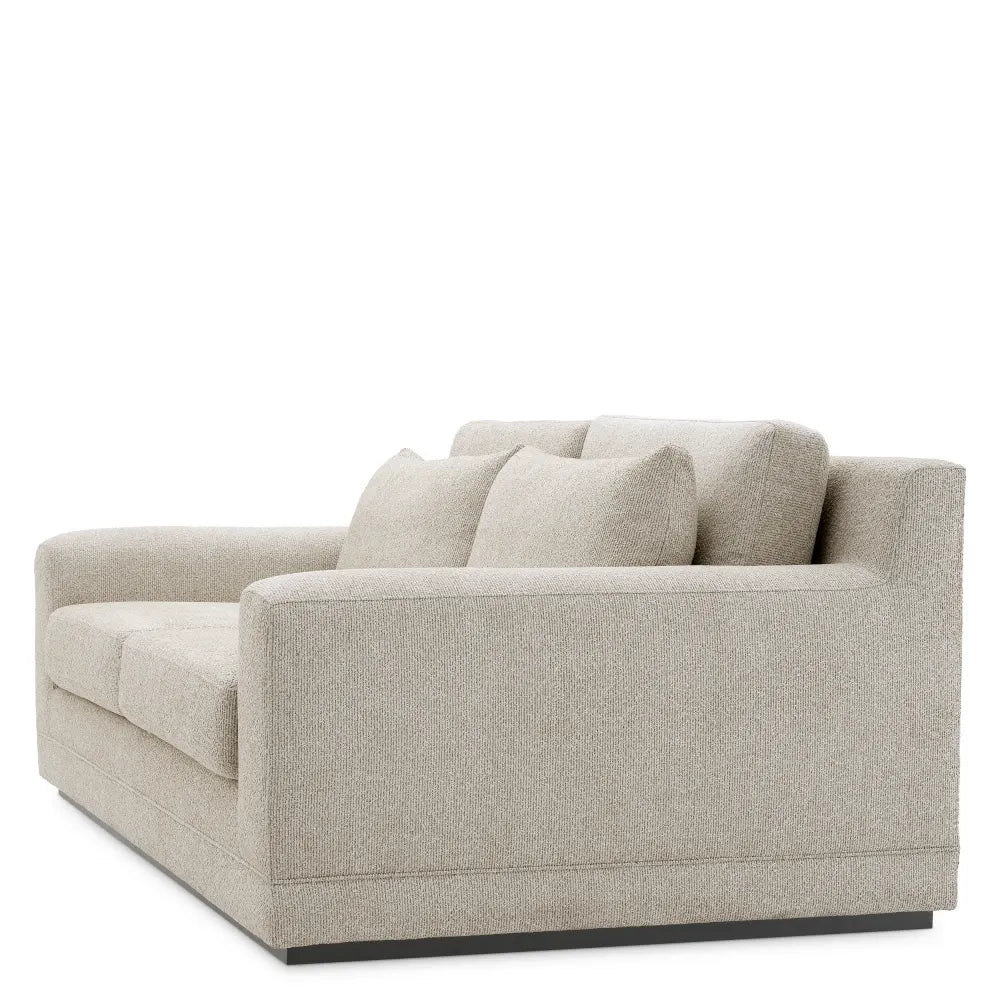Canapea tapitat cu Stofa Bej L202xA122xH85cm Manhattan S Eichholtz