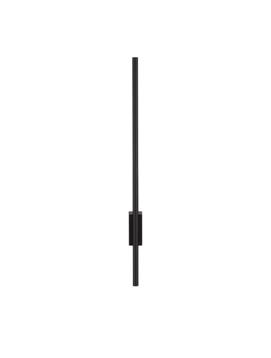 Aplica de perete din Aluminiu Negru H60xL1.5cm IP20 10W 342lm 3000k TIEN