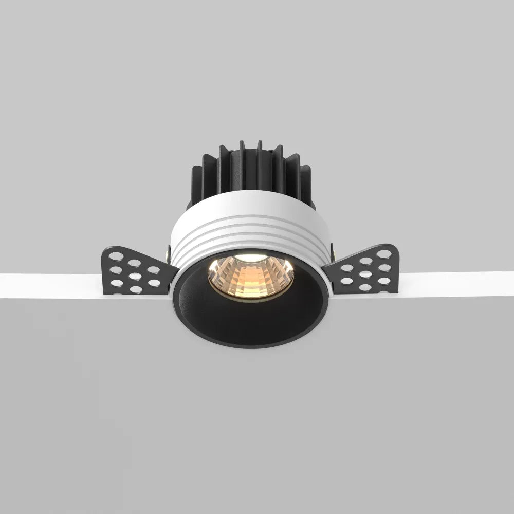 Spot incastrat din Aluminiu Negru H5.3xD5.4cm 7W 480lm 3000k Round