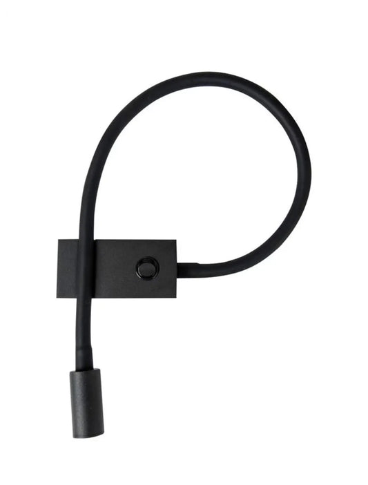 Aplica de perete din Aluminiu Negru H26.7xL22.3cm IP20 3W 190lm 3000k GENEVA