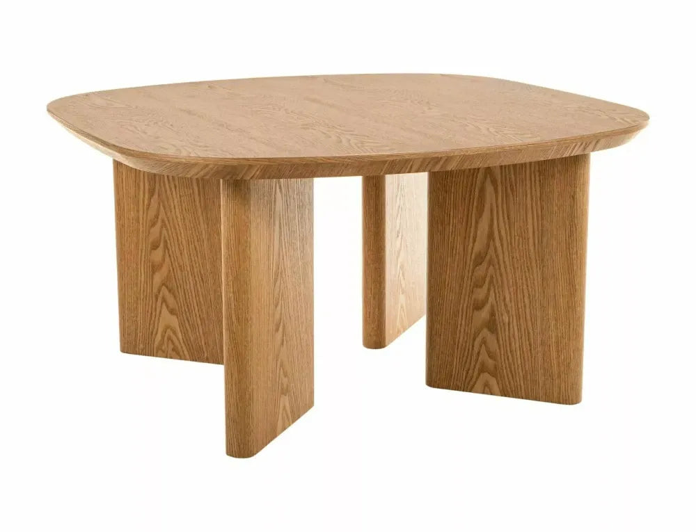 Masuta de cafea din MDF+Furnir Maro L80xH40cm Kuma