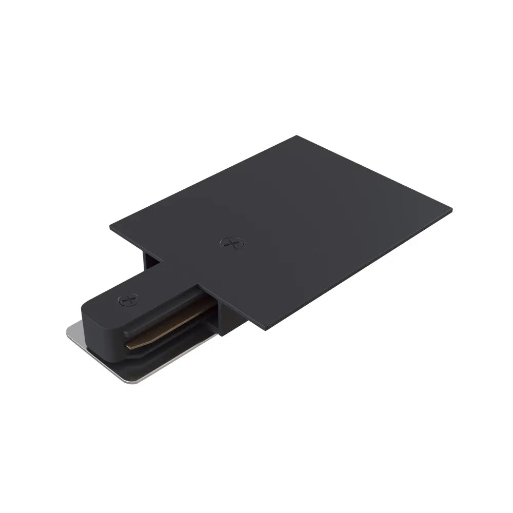 Element alimentare sina monofazata incastrata din Aluminiu Negru L12xH2cm Accessories for tracks Unity