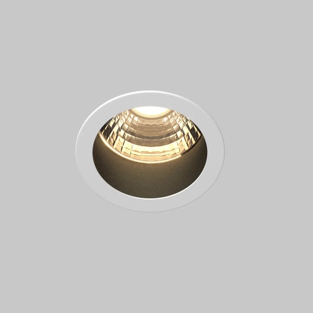 Spot incastrat din Aluminiu Negru/Alb H5.5xD4cm 5W 230lm 3000k Minor