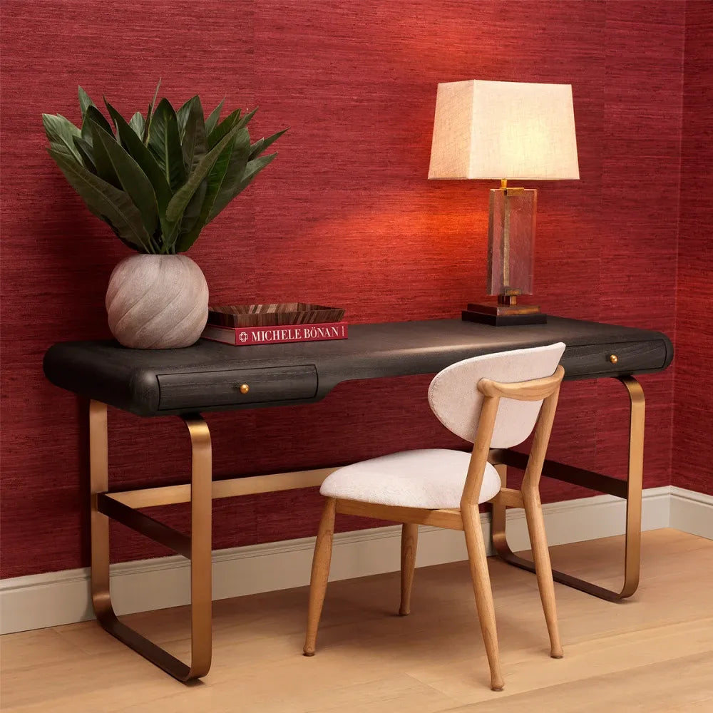 Scaun tapitat cu Stofa Crem L53xA59xH80cm Allston Eichholtz