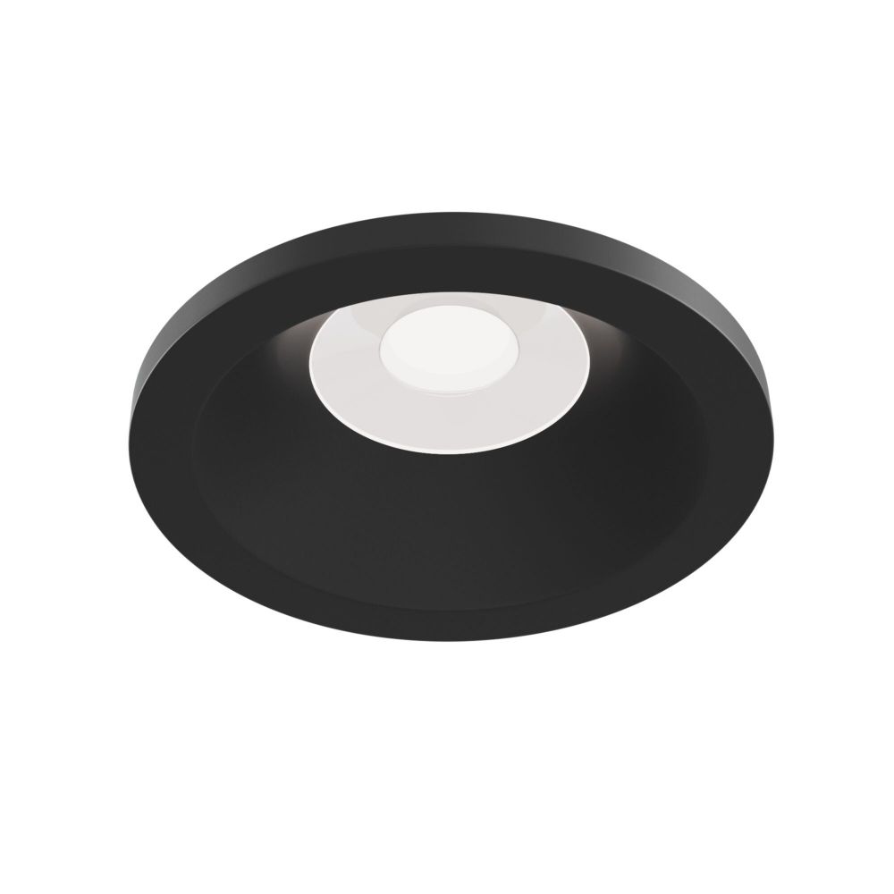 Spot incastra din Aluminiu Negru D9xH9cm Zoom