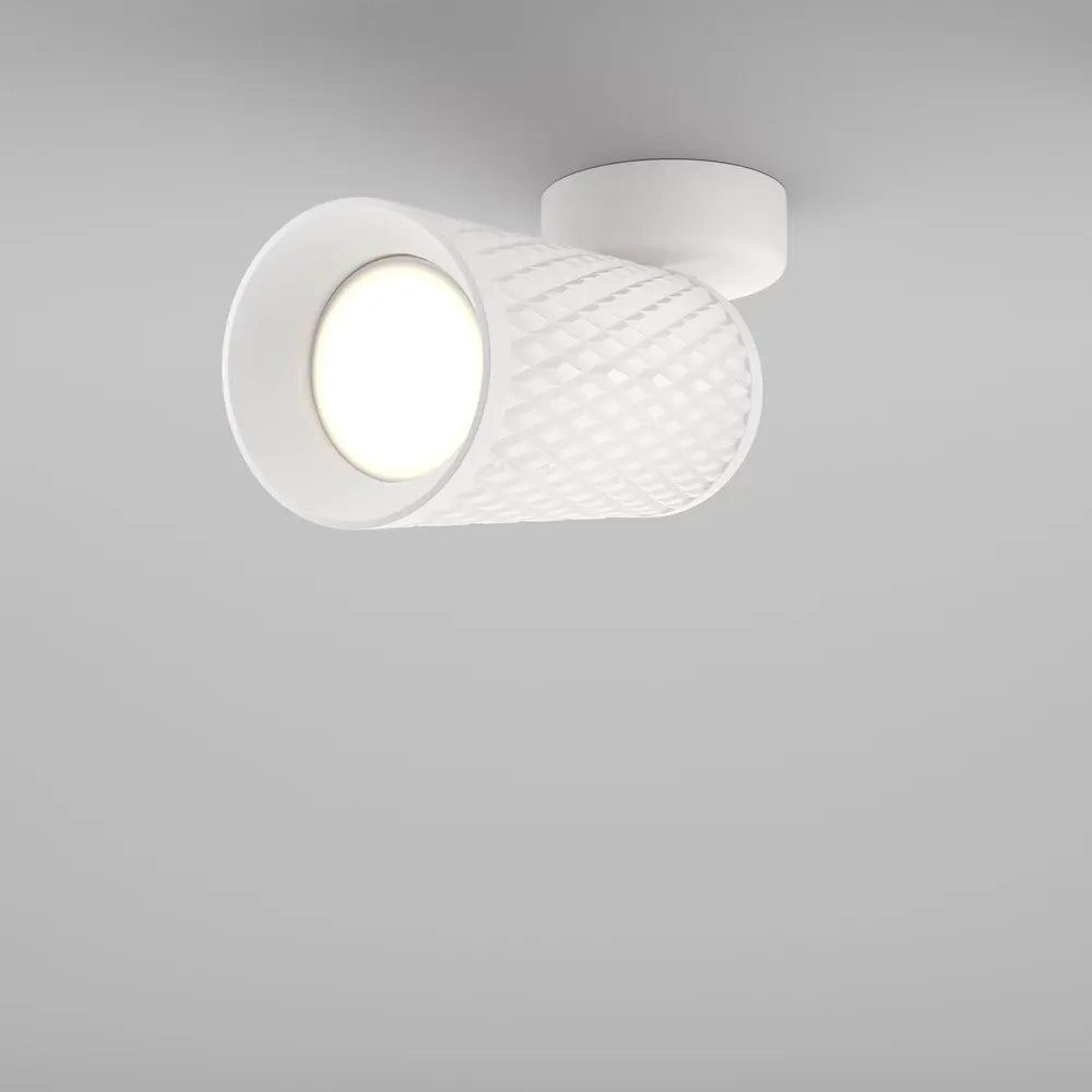 Spot aplicabil din Aluminiu Alb H19.5xL13cm IP 20 GU10 50W Focus Design