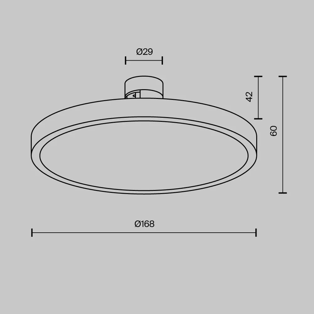 Spot pentru sina Flarity din Aluminiu Alama H5.4xD16.8cm 10W 400lm 2700k Plato