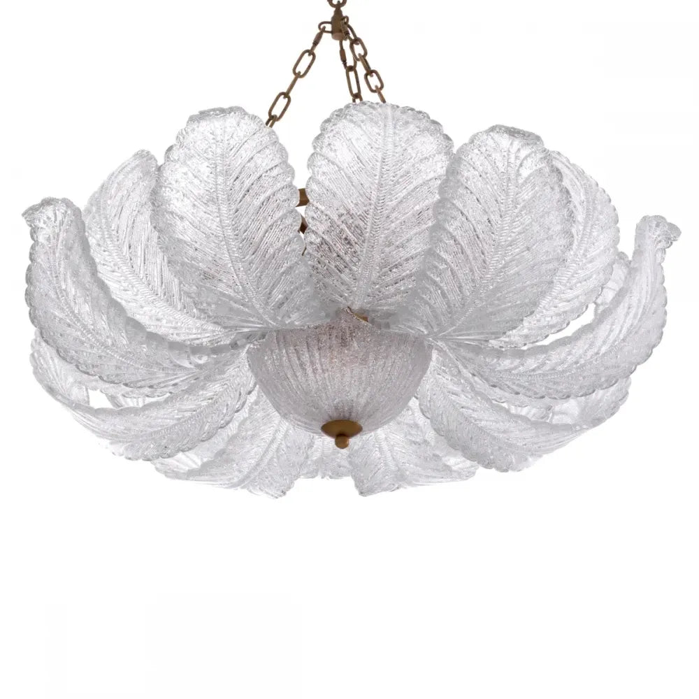 Candelabru din Metal Alama si Sticla Transparent H30xD85cm Cabrillo Eichholtz