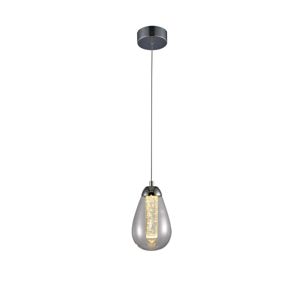 Pendul cu inaltime reglabila din Sticla Transparent cu LED  D12xH150cm Taccia