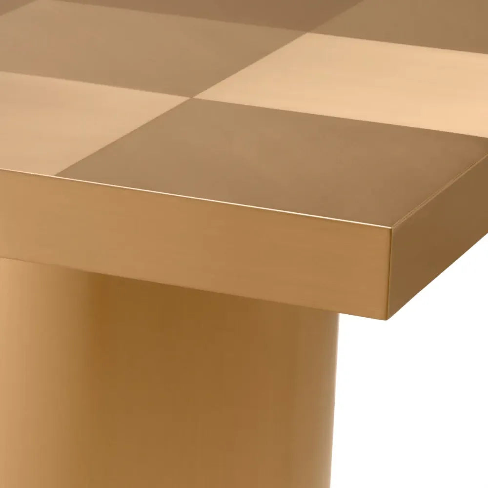 Masuta laterala Patrata din Metal Alama L57xl57cm Laporte Eichholtz